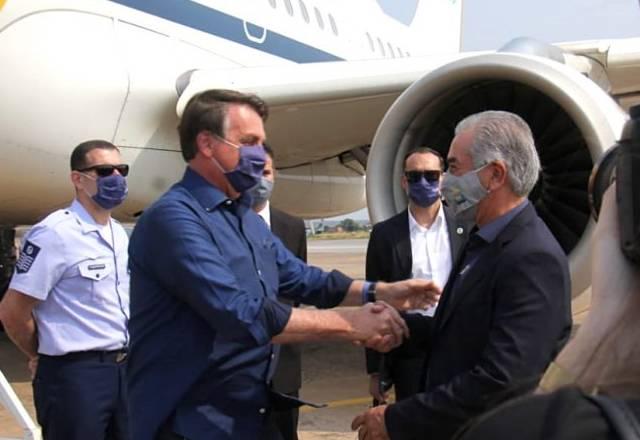 visita presidente em Corumbá com governador Azambuja de MS | PR
