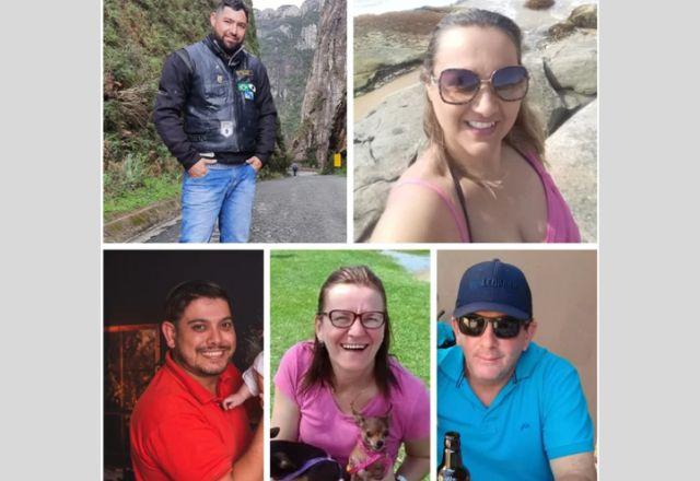vítimas do engavetamento são identificadas