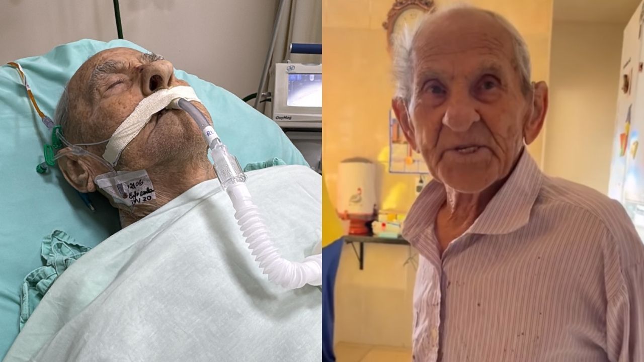 Vovô Anésio conquistou milhões de seguidores com vídeos bem-humorados ao lado do neto | Reprodução/redes sociais